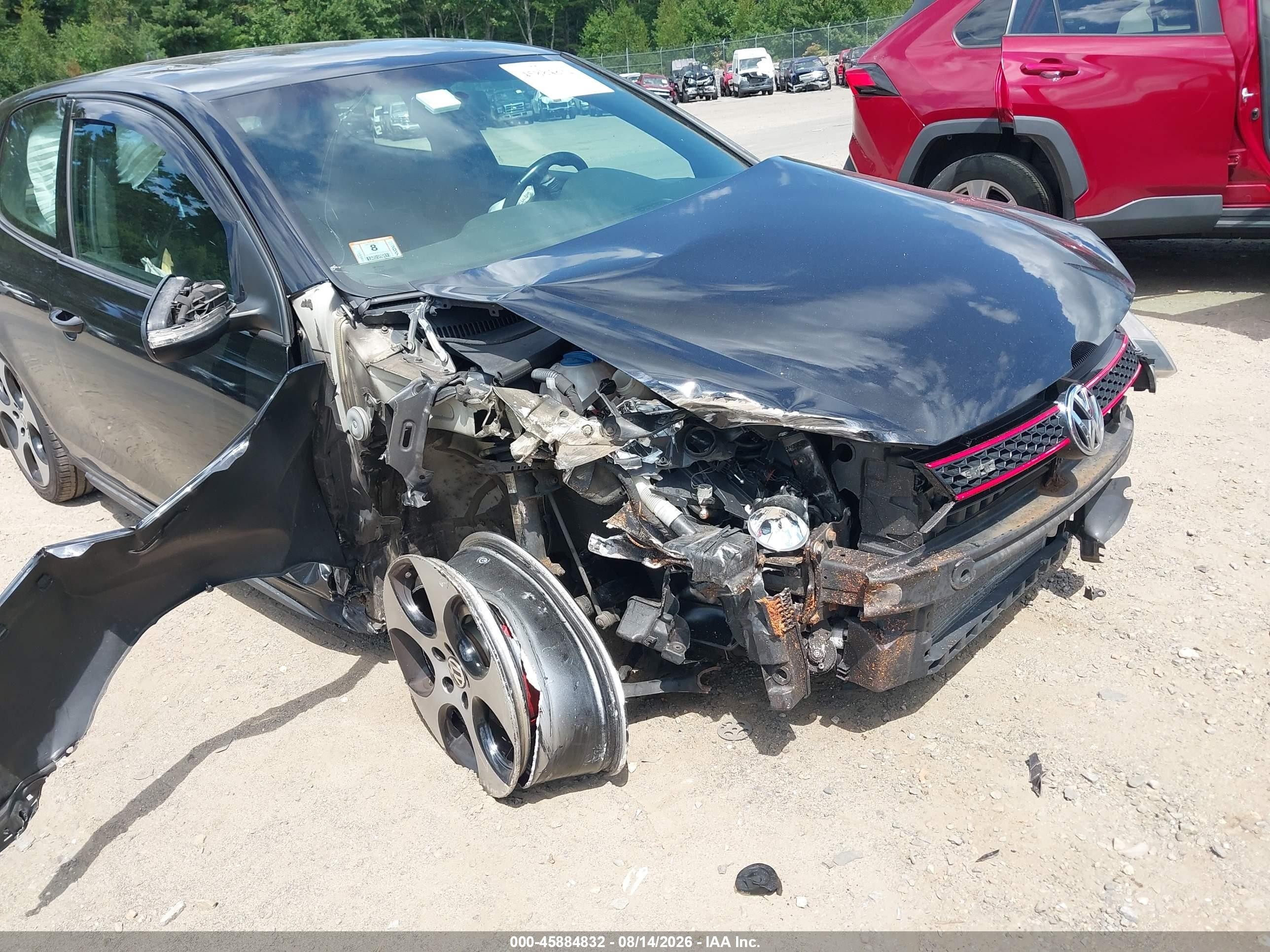 2011 Volkswagen Gti 2-door Black vin: WVWFD7AJ1BW321706