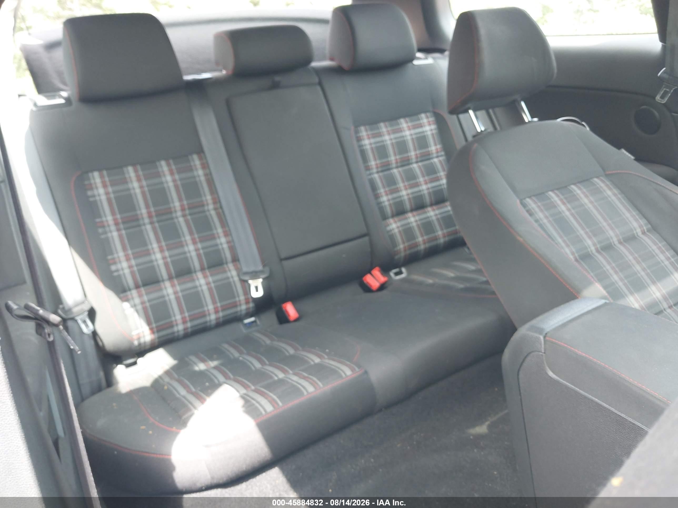 2011 Volkswagen Gti 2-door Black vin: WVWFD7AJ1BW321706