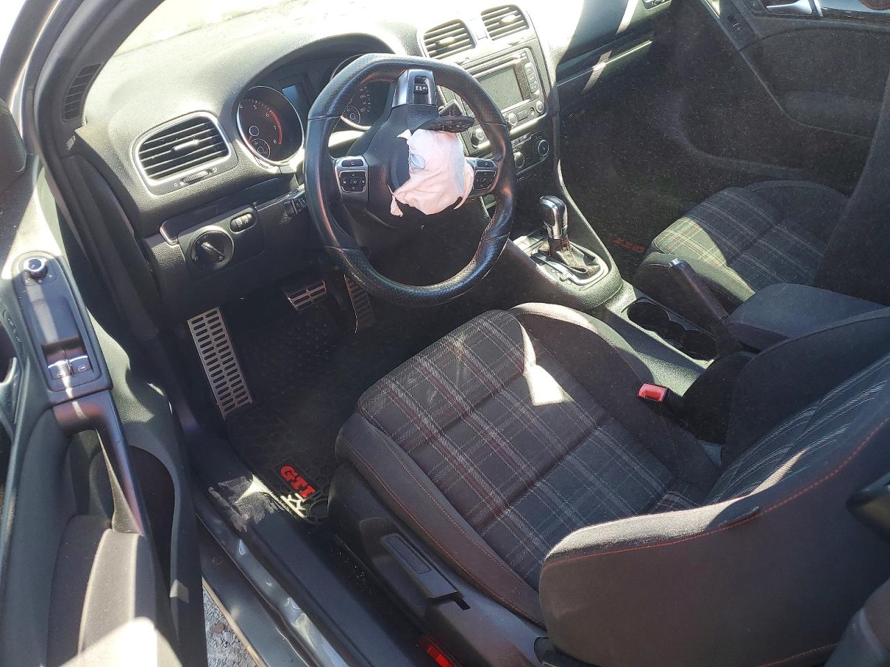 2012 Volkswagen Gti Gray vin: WVWFD7AJ1CW144060