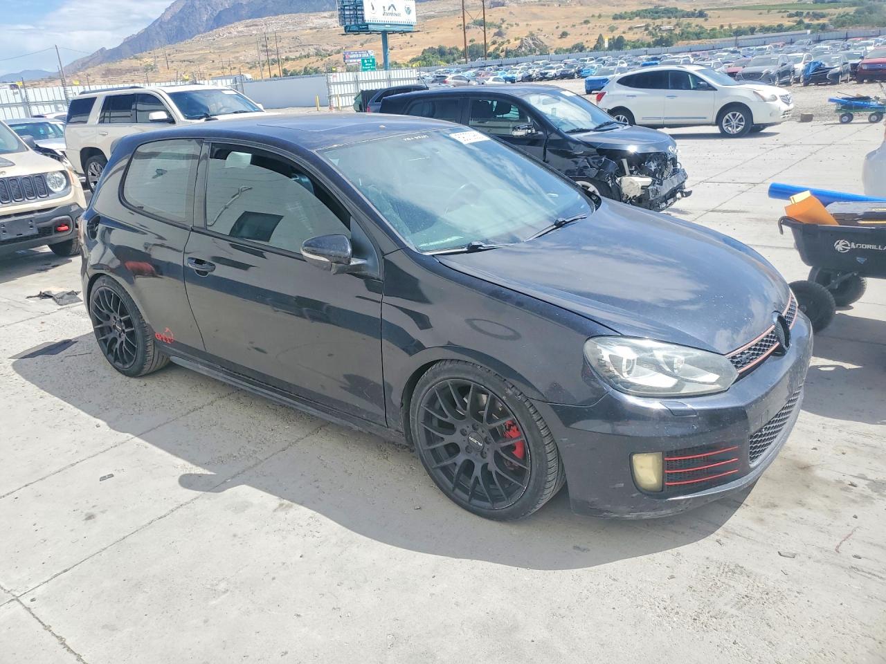 2012 Volkswagen Gti Black vin: WVWFD7AJ1CW170724