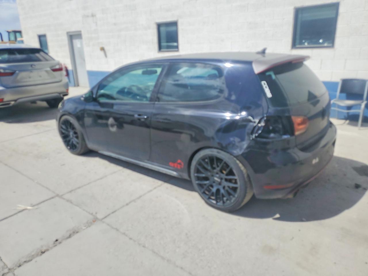 2012 Volkswagen Gti Black vin: WVWFD7AJ1CW170724