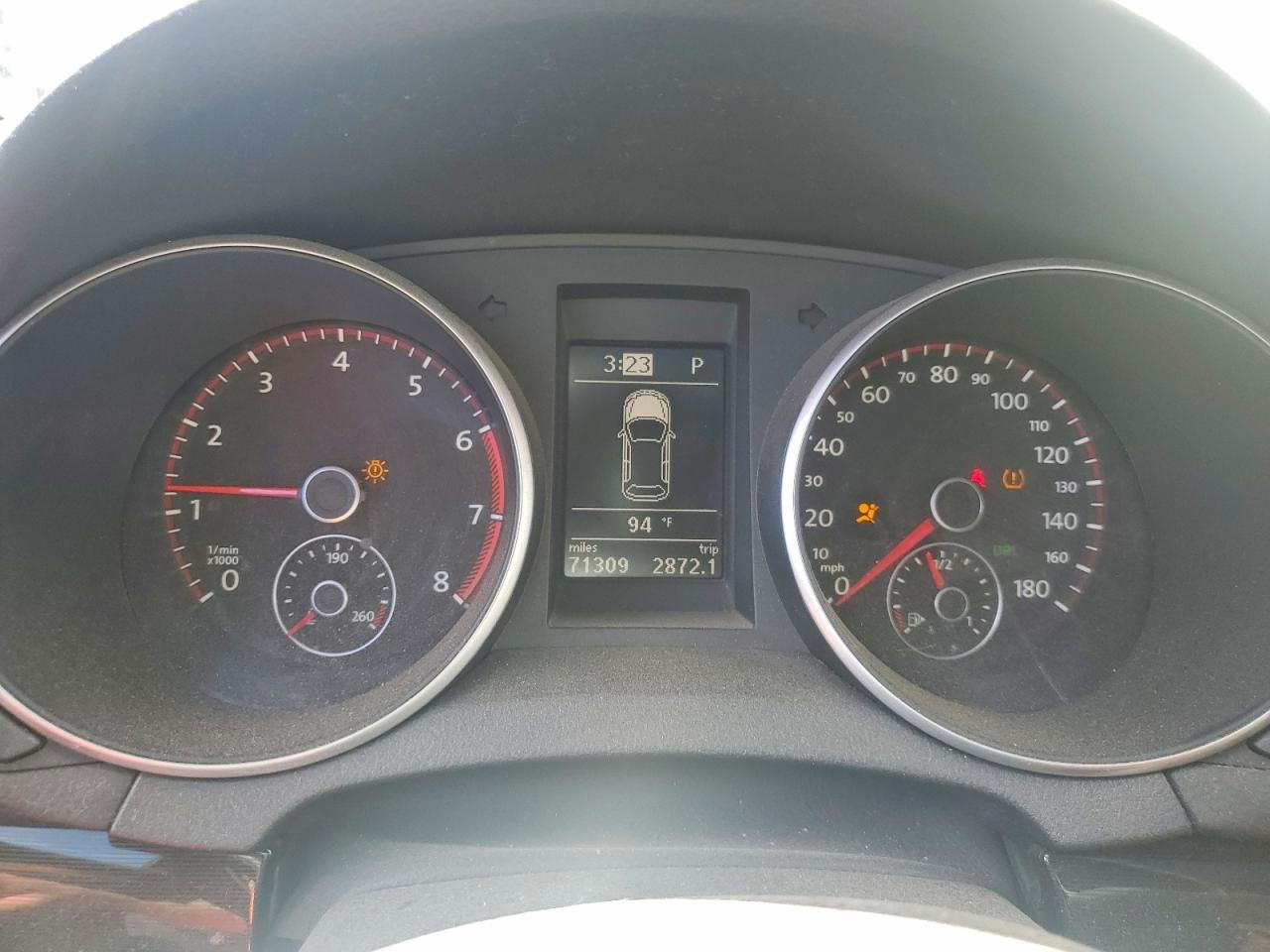 2012 Volkswagen Gti Black vin: WVWFD7AJ1CW170724