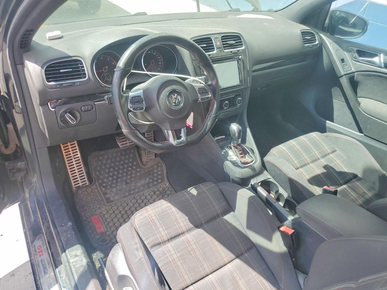 2012 Volkswagen Gti Black vin: WVWFD7AJ1CW170724