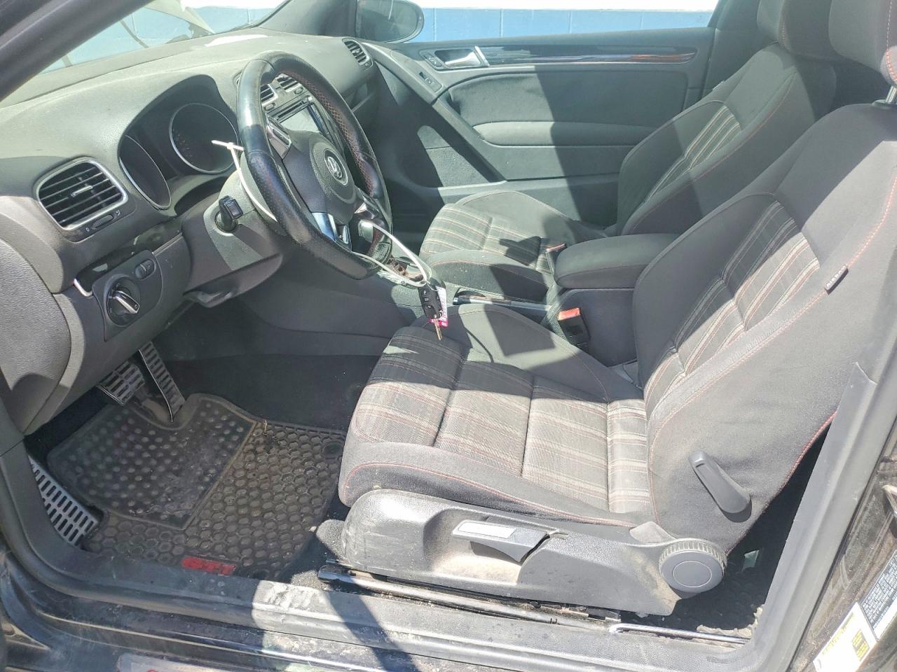 2012 Volkswagen Gti Black vin: WVWFD7AJ1CW170724
