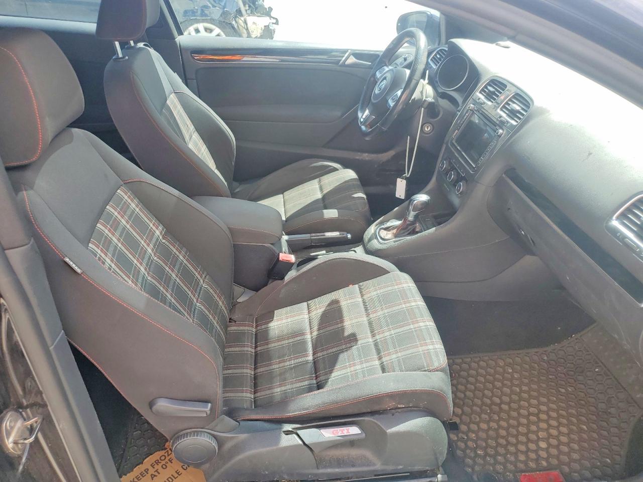 2012 Volkswagen Gti Black vin: WVWFD7AJ1CW170724
