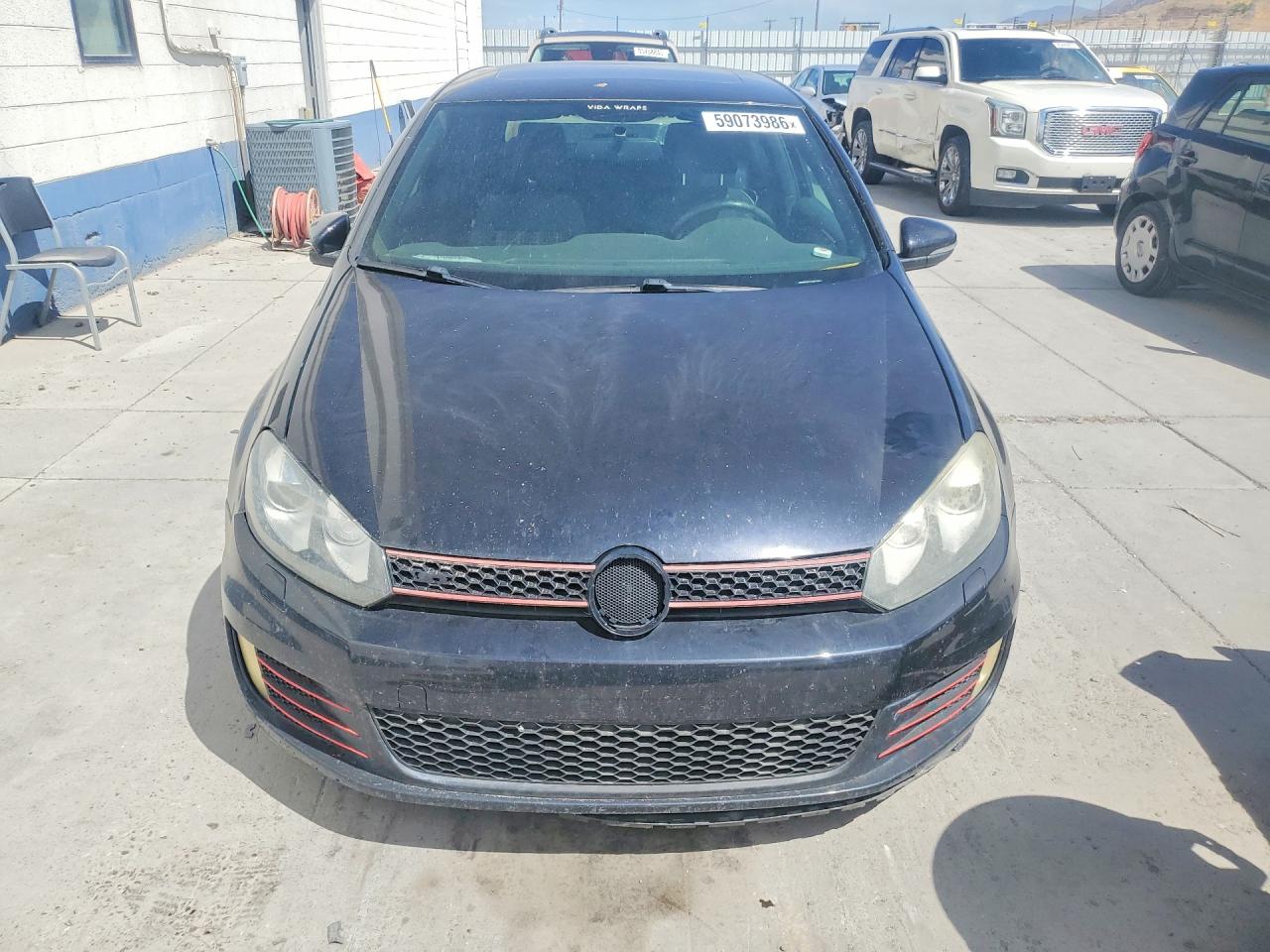 2012 Volkswagen Gti Black vin: WVWFD7AJ1CW170724