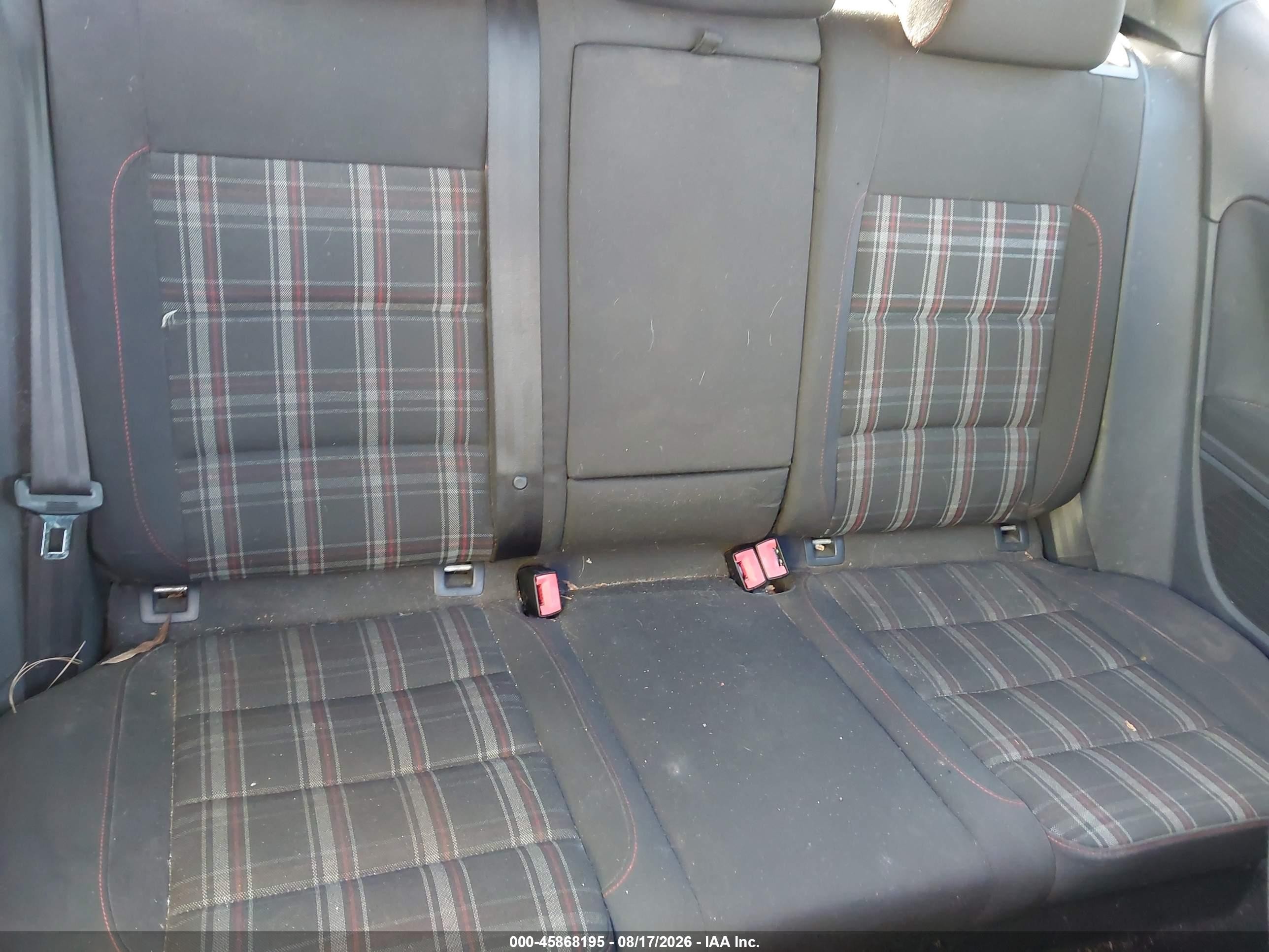 2013 Volkswagen Gti 2-door Gray vin: WVWFD7AJ1DW125655