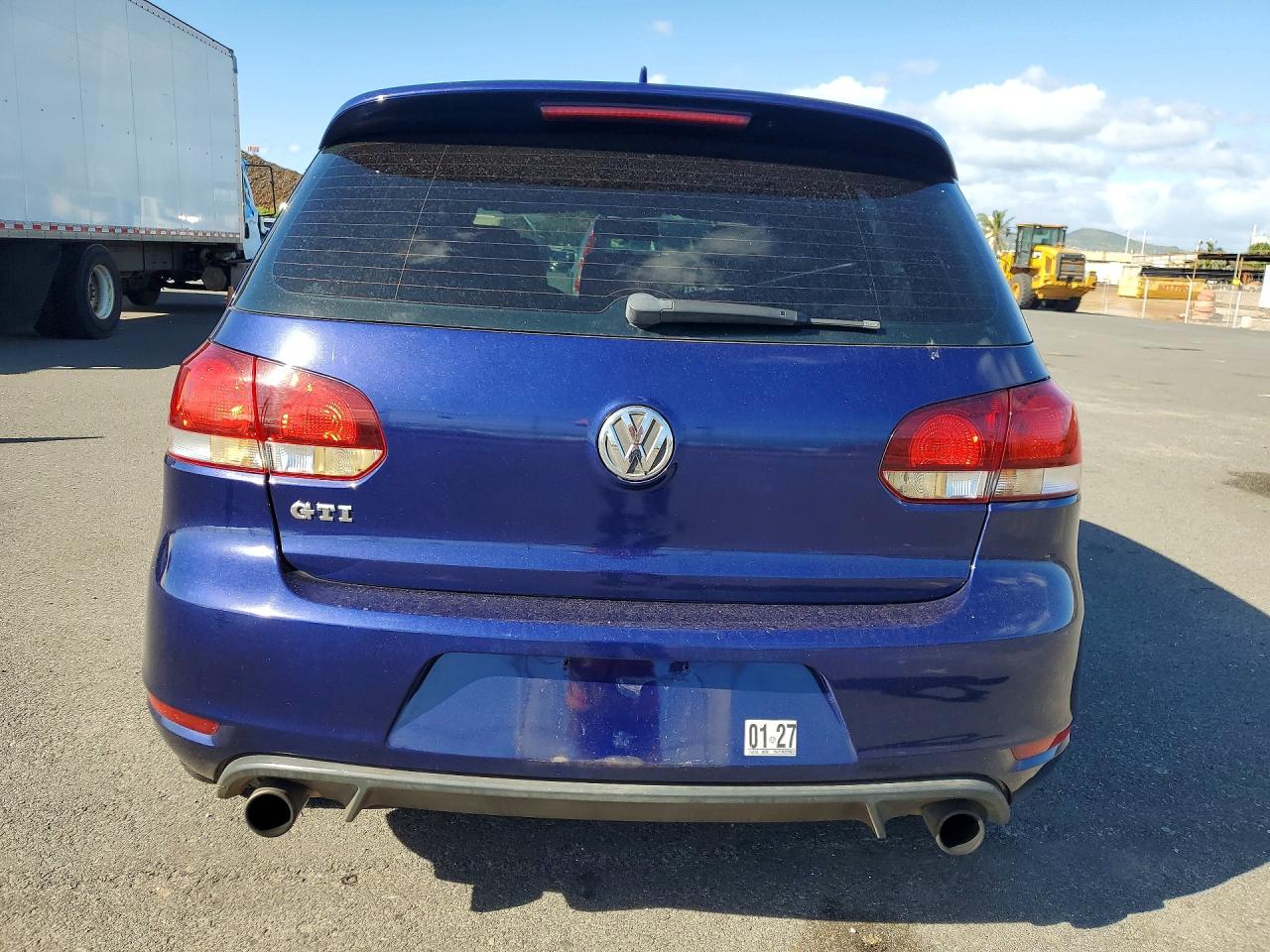 2013 Volkswagen Gti Blue vin: WVWFD7AJ2DW022244