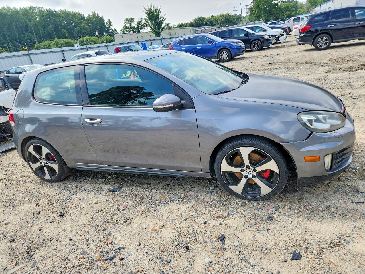 2011 Volkswagen Gti Gray vin: WVWFD7AJ3BW187717