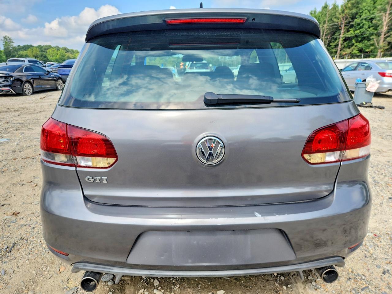 2011 Volkswagen Gti Gray vin: WVWFD7AJ3BW187717