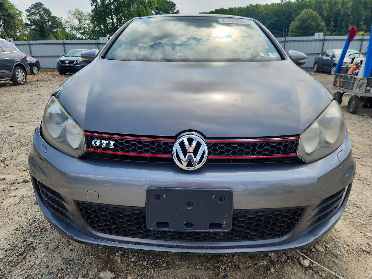 2011 Volkswagen Gti Gray vin: WVWFD7AJ3BW187717