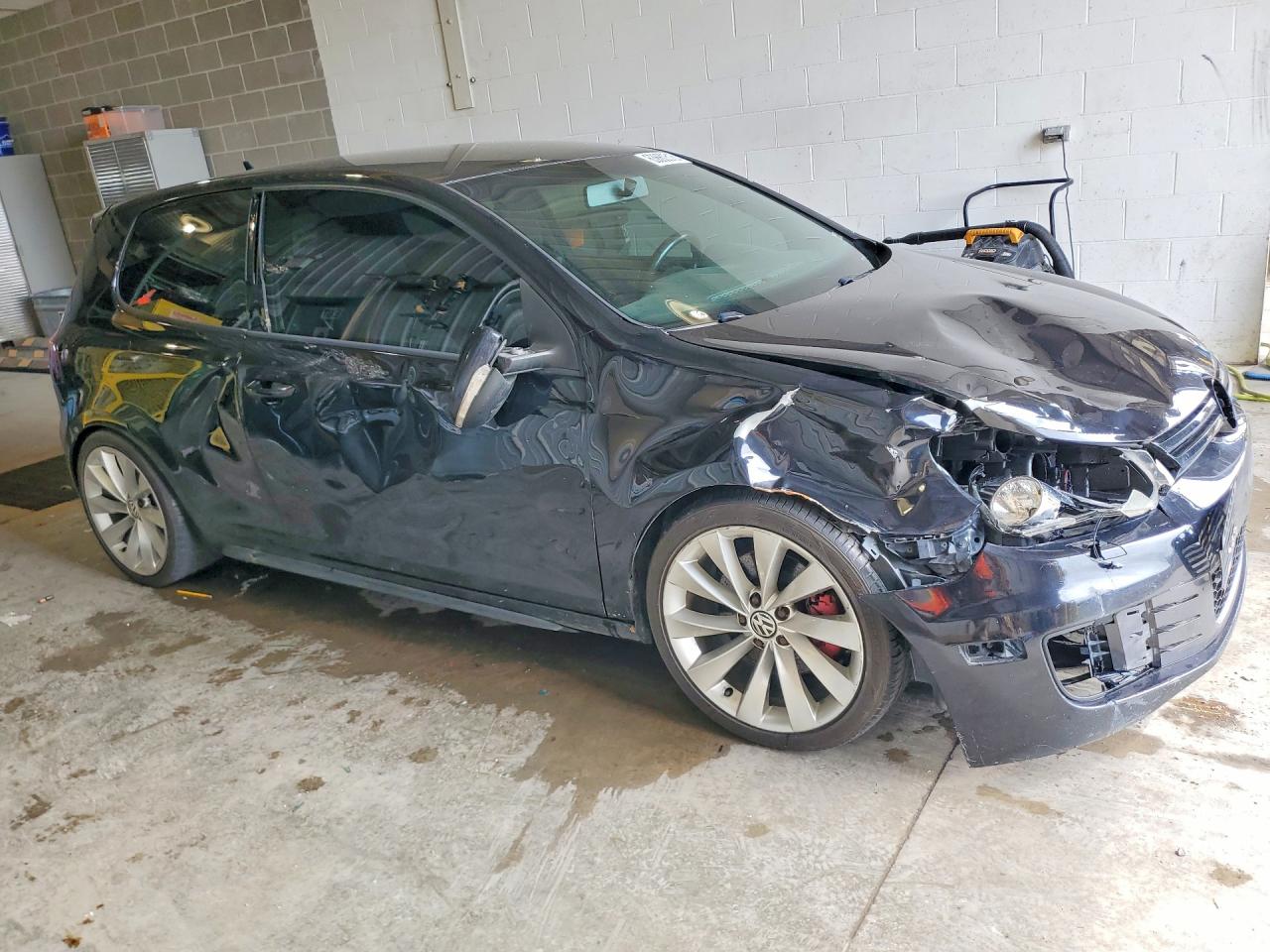 2010 Volkswagen Gti Black vin: WVWFD7AJ4AW313873