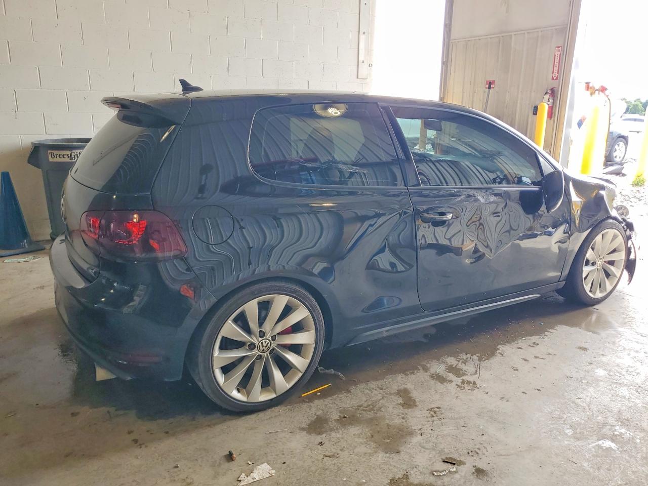 2010 Volkswagen Gti Black vin: WVWFD7AJ4AW313873