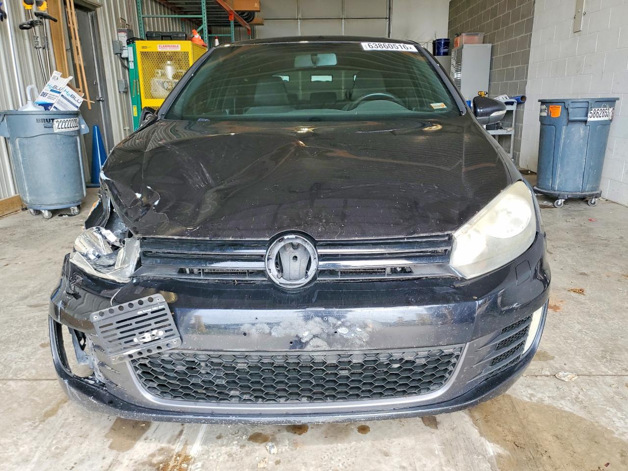 2010 Volkswagen Gti Black vin: WVWFD7AJ4AW313873