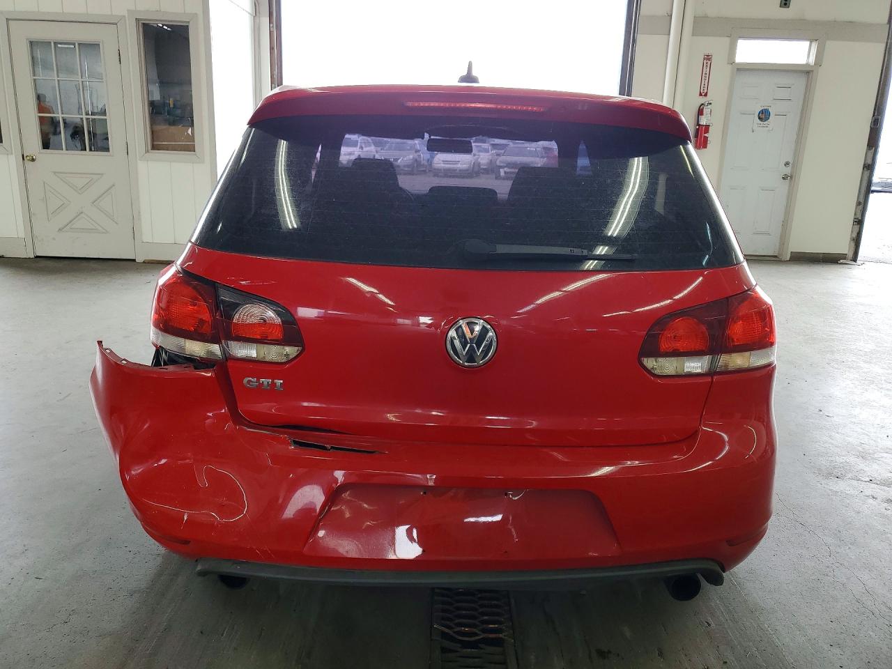 2011 Volkswagen Gti Red vin: WVWFD7AJ4BW103615