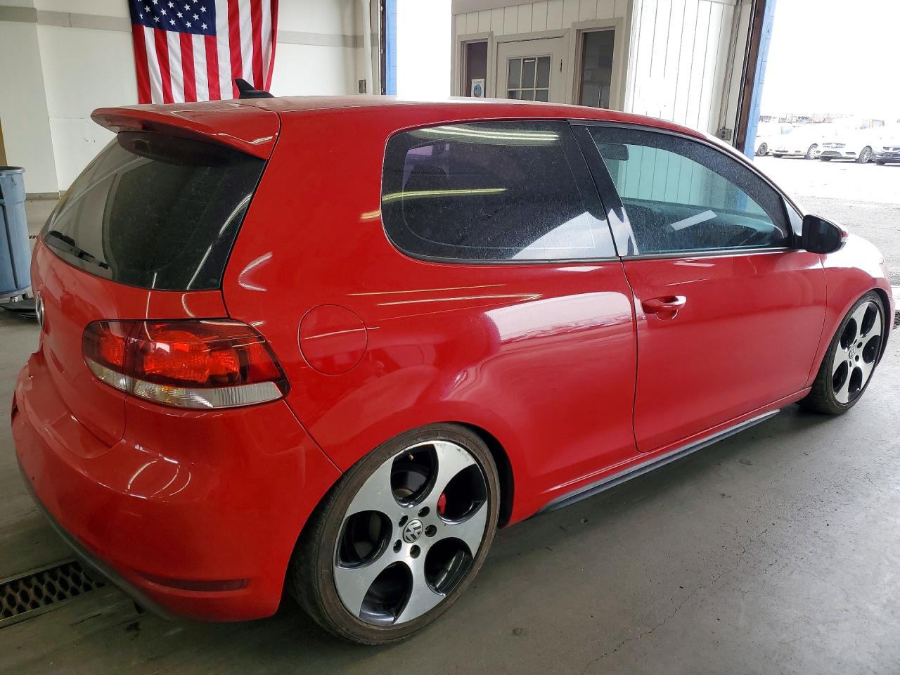 2011 Volkswagen Gti Red vin: WVWFD7AJ4BW103615