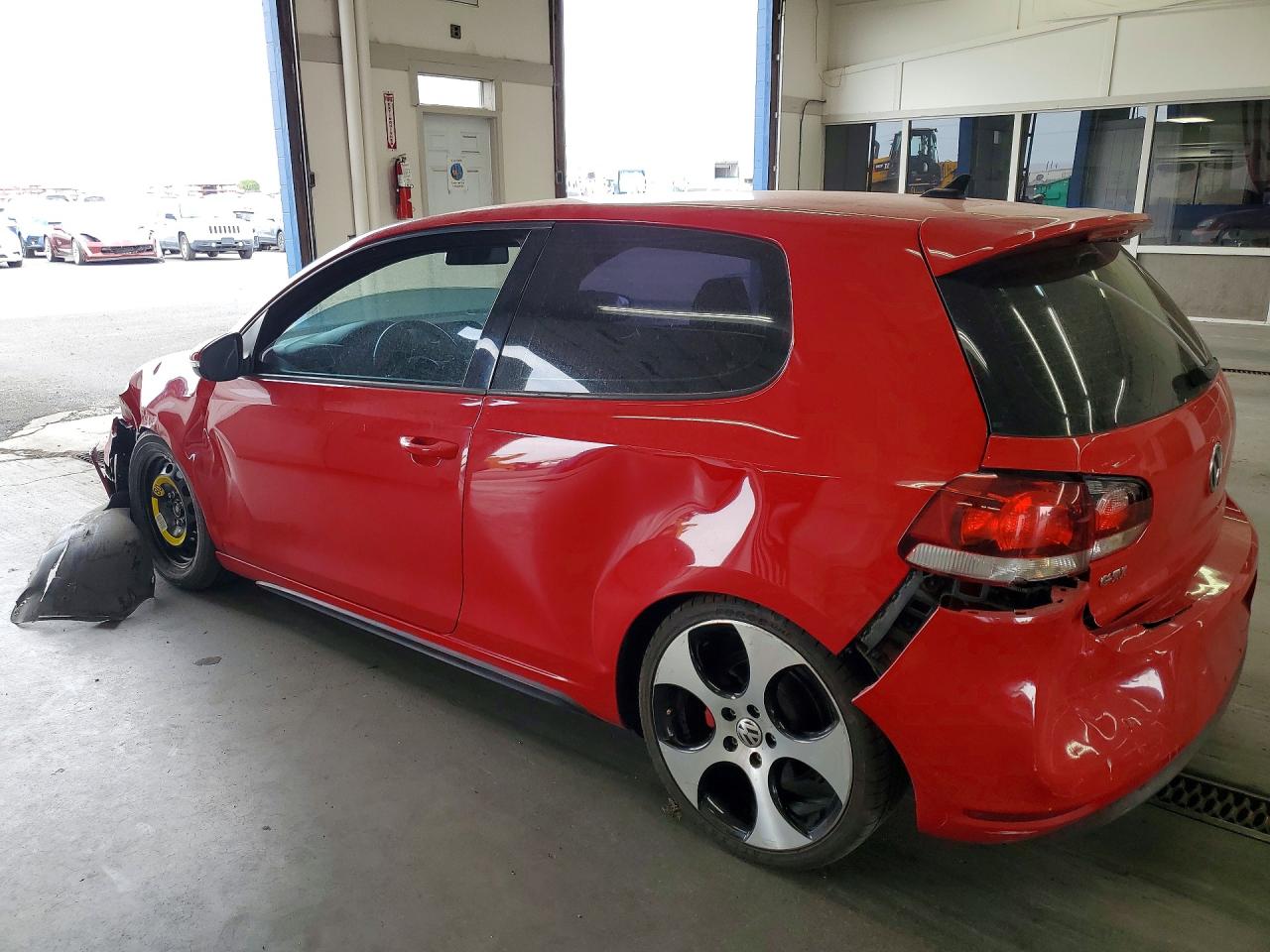 2011 Volkswagen Gti Red vin: WVWFD7AJ4BW103615