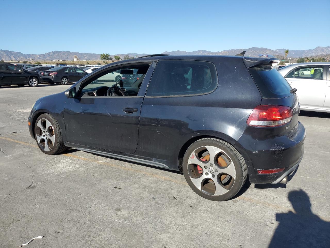 2010 Volkswagen Gti Black vin: WVWFD7AJ5AW256535