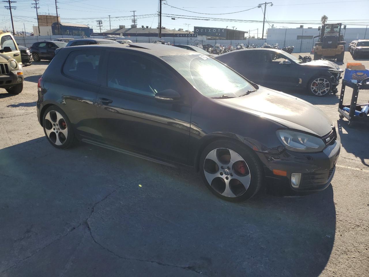 2010 Volkswagen Gti Black vin: WVWFD7AJ5AW256535