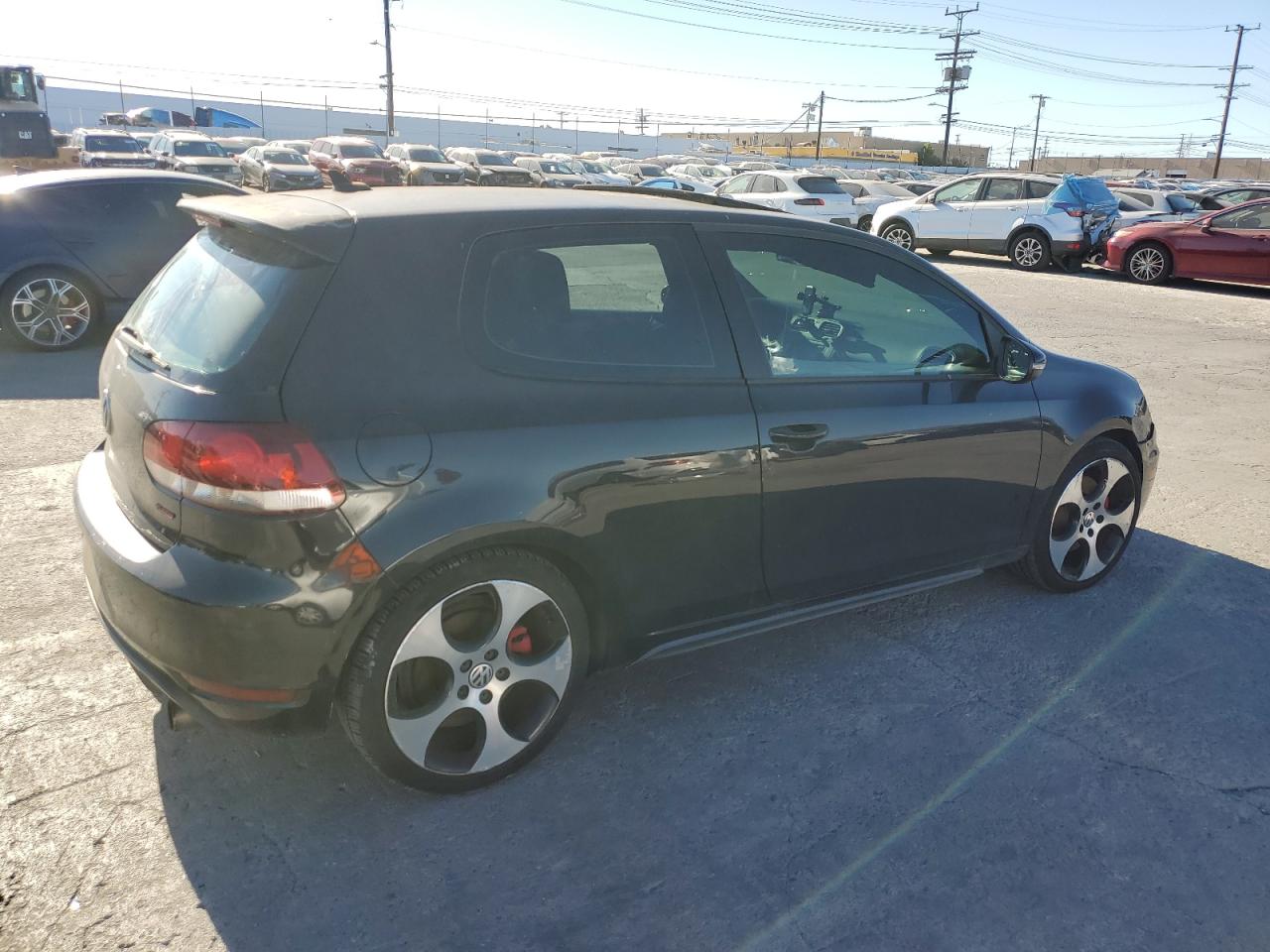 2010 Volkswagen Gti Black vin: WVWFD7AJ5AW256535