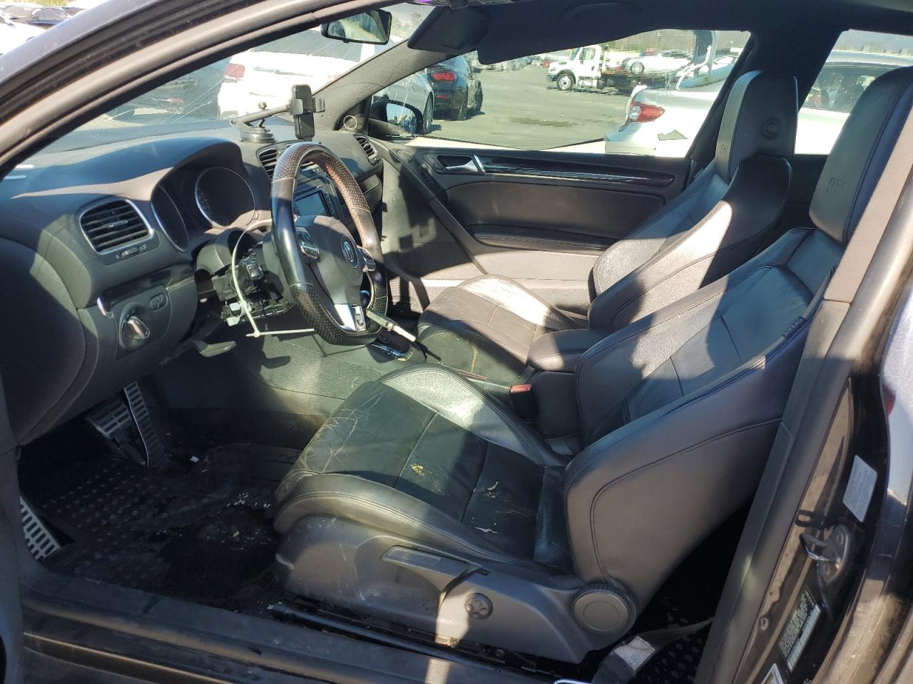 2010 Volkswagen Gti Black vin: WVWFD7AJ5AW256535