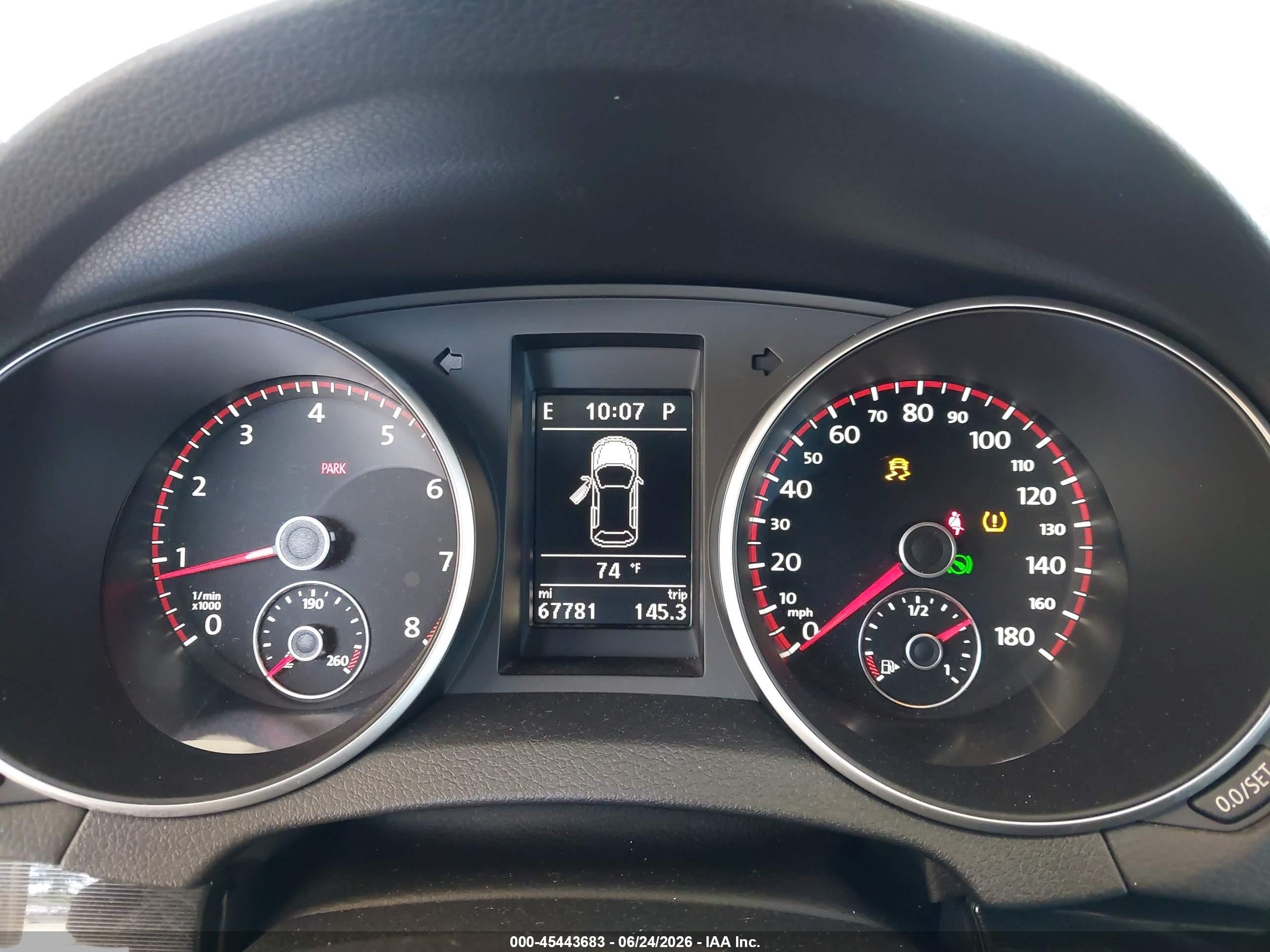 2013 Volkswagen Gti 2-door Gray vin: WVWFD7AJ6DW022506