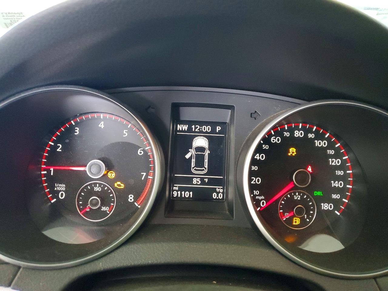 2013 Volkswagen Gti White vin: WVWFD7AJ7DW048628