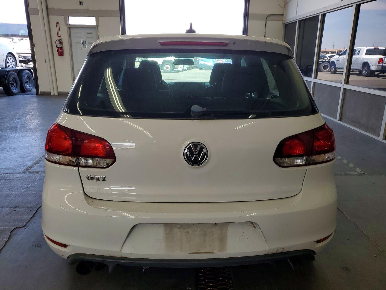 2013 Volkswagen Gti White vin: WVWFD7AJ7DW048628