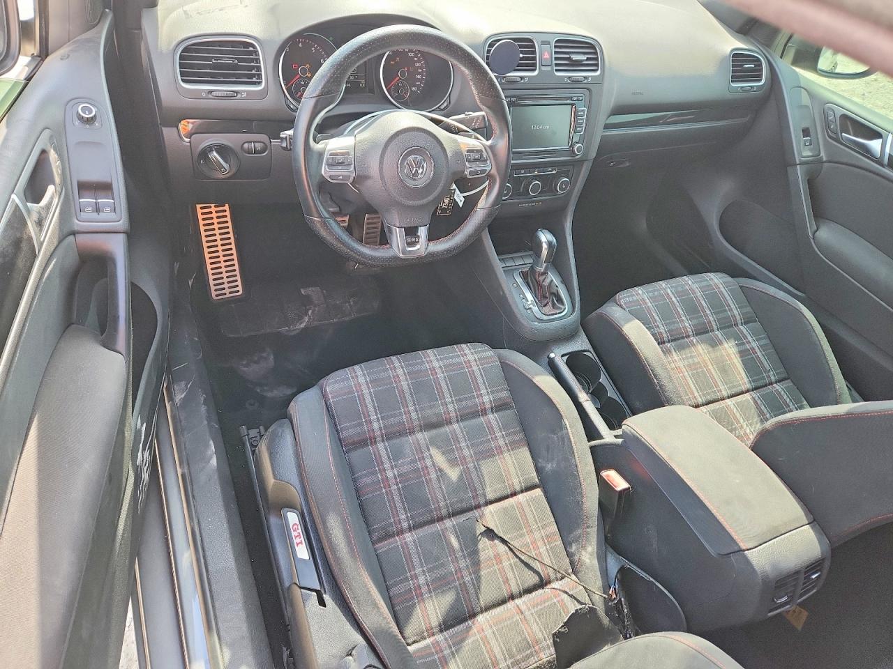 2012 Volkswagen Gti Silver vin: WVWFD7AJ8CW135856