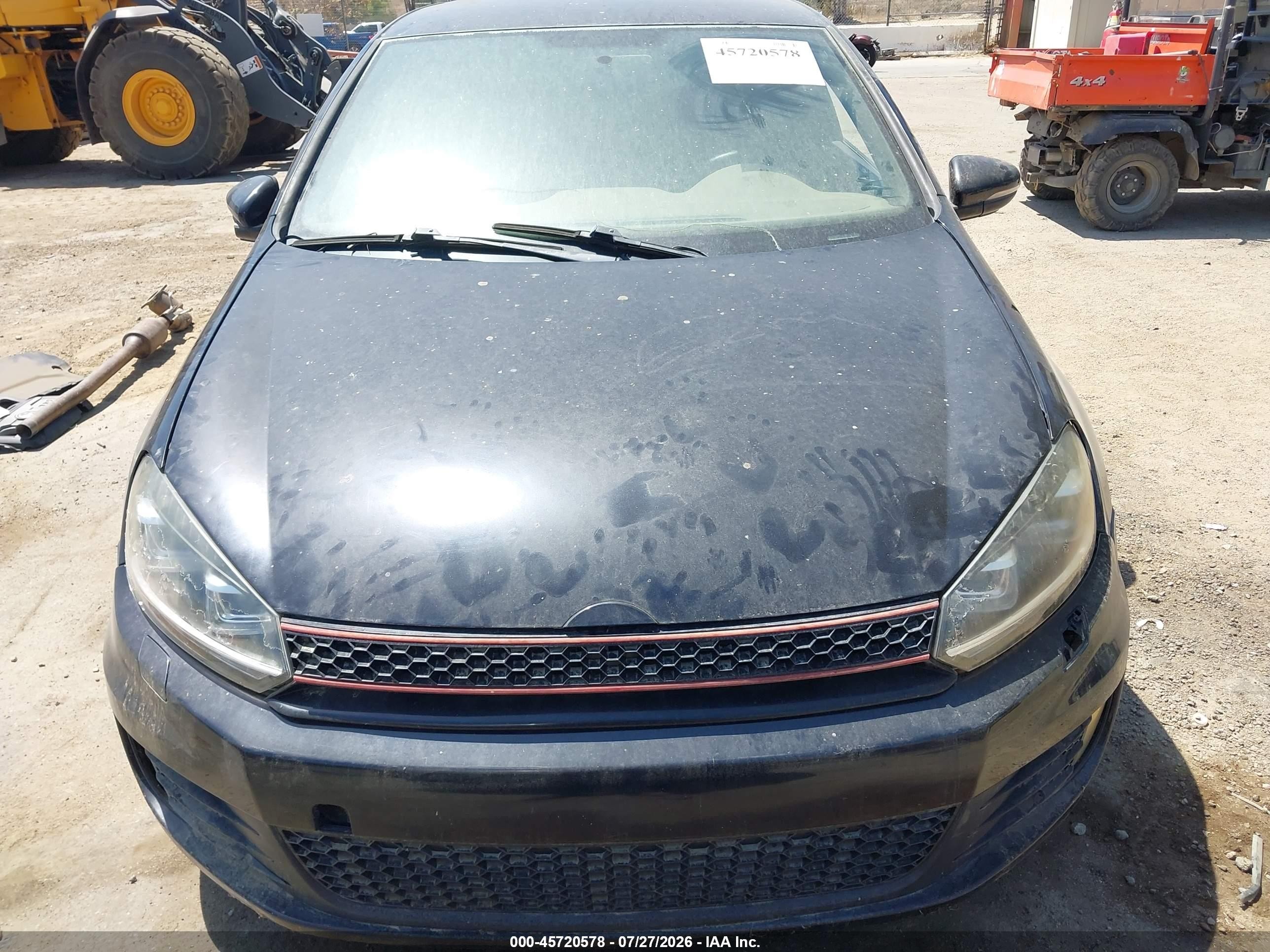 2010 Volkswagen Gti 2-door Black vin: WVWFD7AJ9AW140285