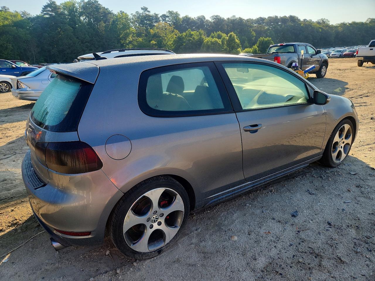 2012 Volkswagen Gti Gray vin: WVWFD7AJ9CW074999