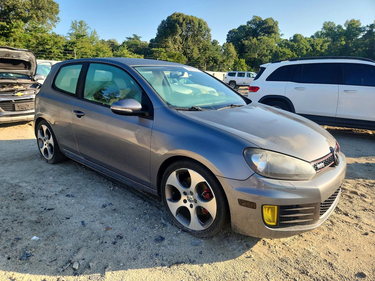 2012 Volkswagen Gti Gray vin: WVWFD7AJ9CW074999