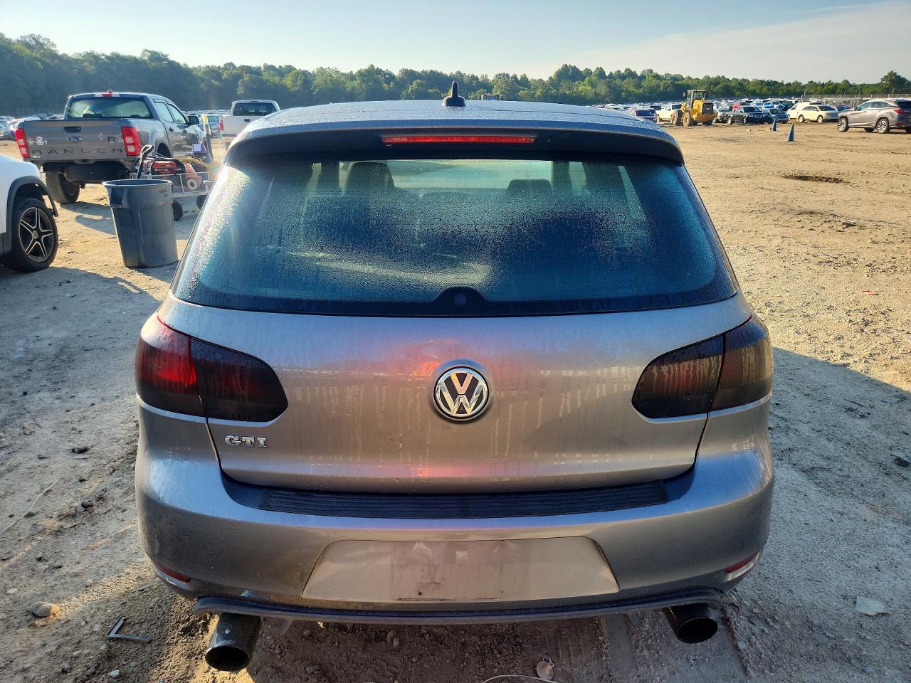 2012 Volkswagen Gti Gray vin: WVWFD7AJ9CW074999