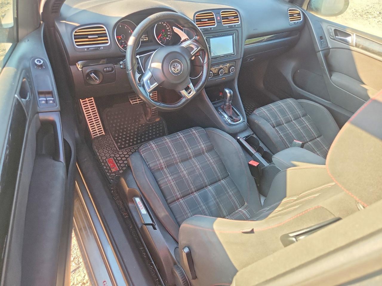 2012 Volkswagen Gti Gray vin: WVWFD7AJ9CW074999