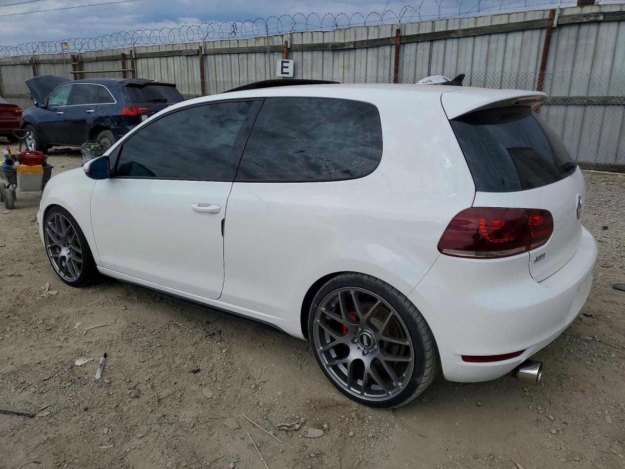 2012 Volkswagen Gti White vin: WVWFD7AJ9CW332583