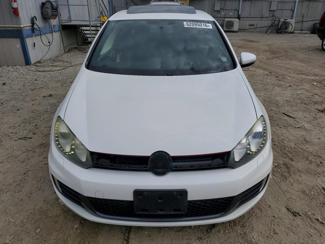 2012 Volkswagen Gti White vin: WVWFD7AJ9CW332583