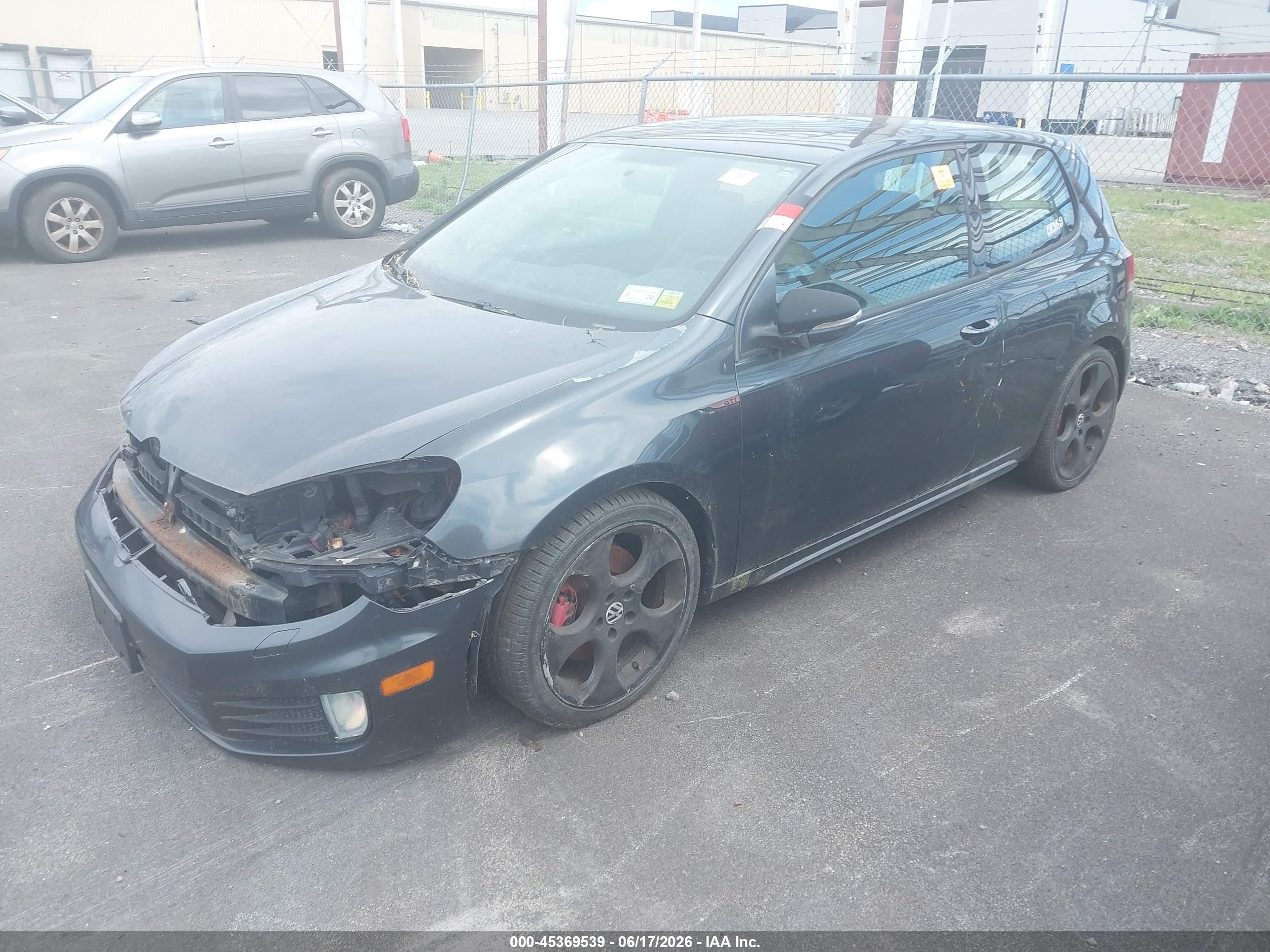 2010 Volkswagen Gti 2-door Gray vin: WVWFD7AJXAW236443