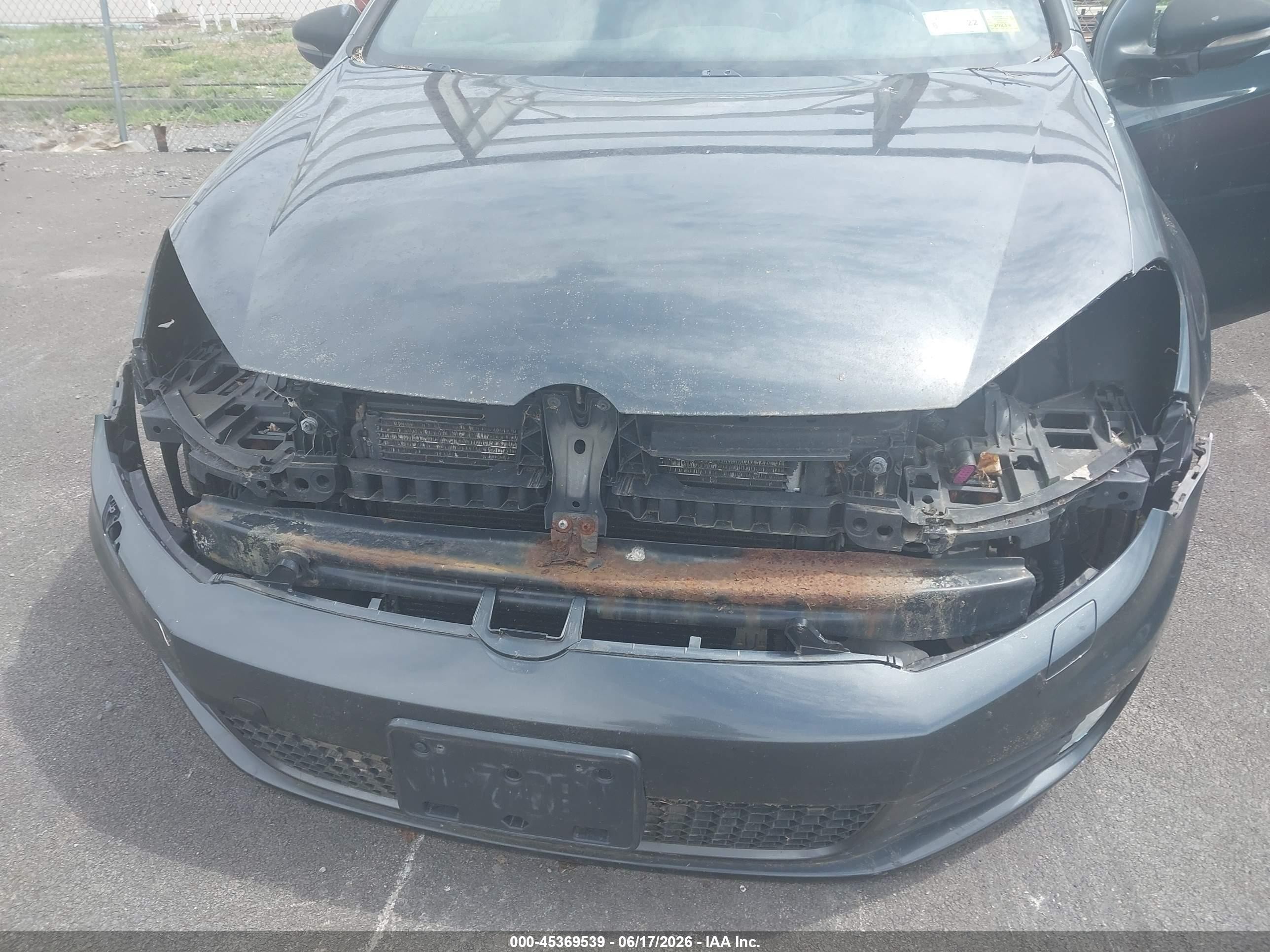 2010 Volkswagen Gti 2-door Gray vin: WVWFD7AJXAW236443