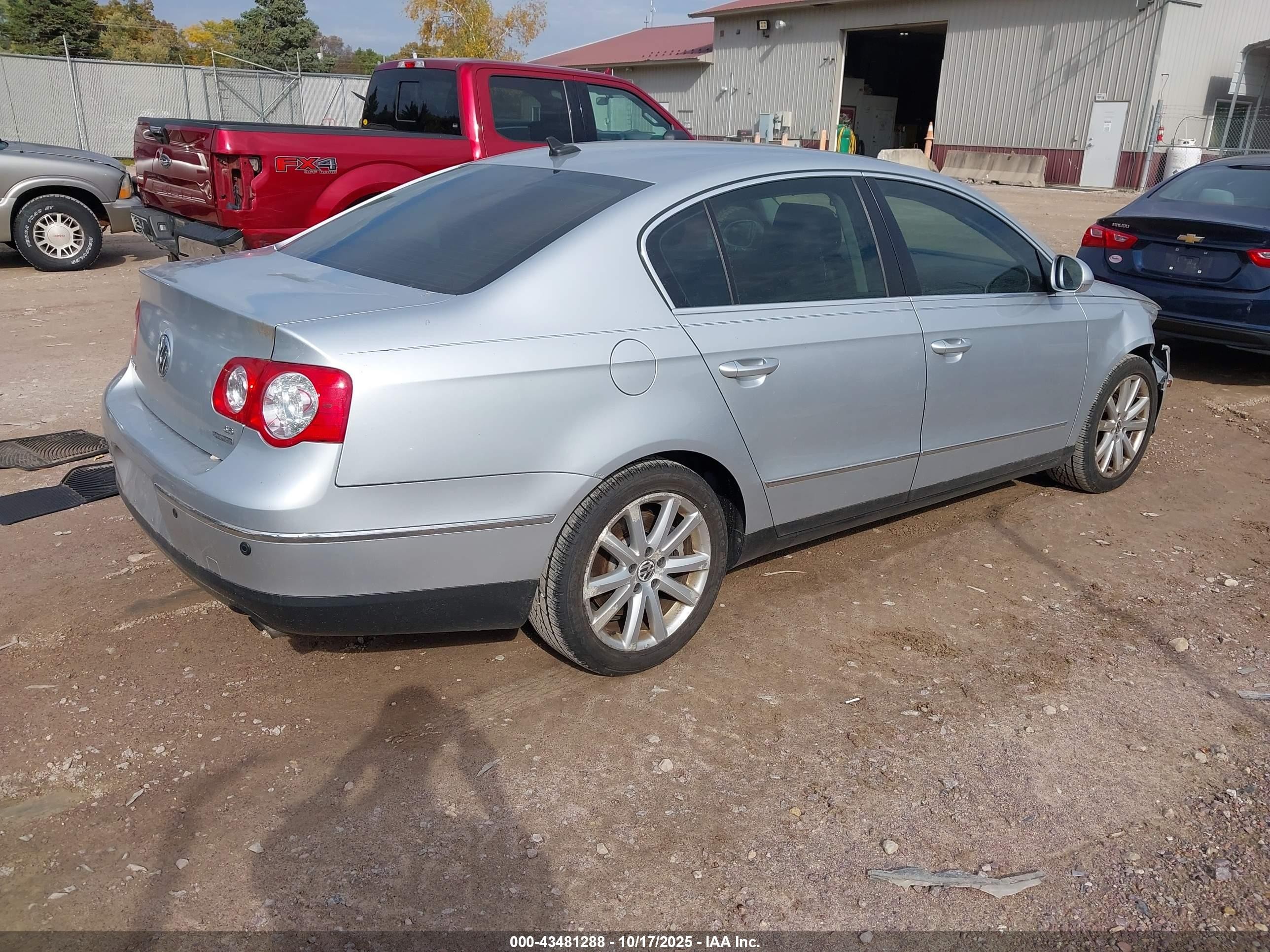 2006 Volkswagen Passat 3.6 Silver vin: WVWFU73C26E143380