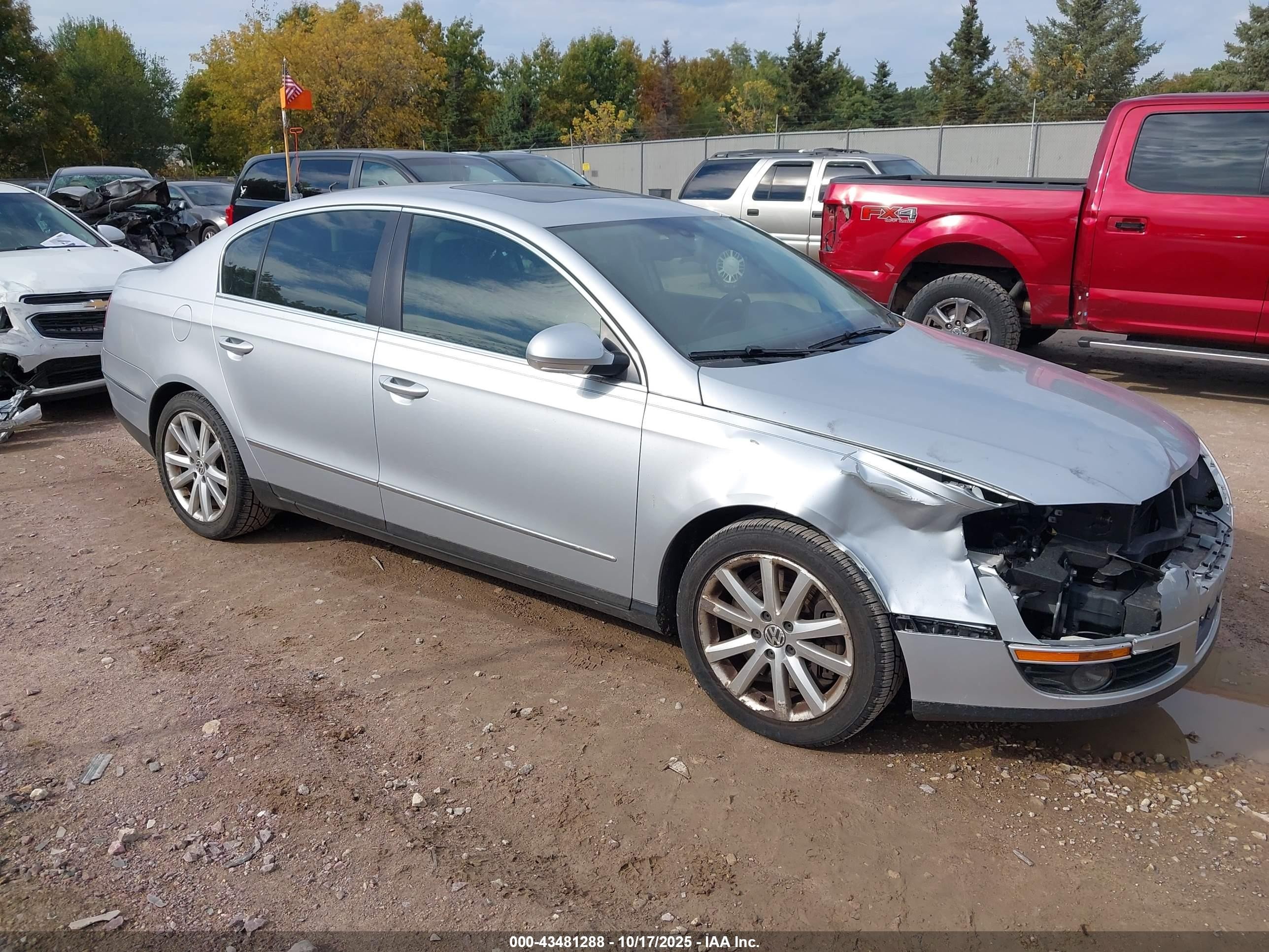 2006 Volkswagen Passat 3.6 Silver vin: WVWFU73C26E143380