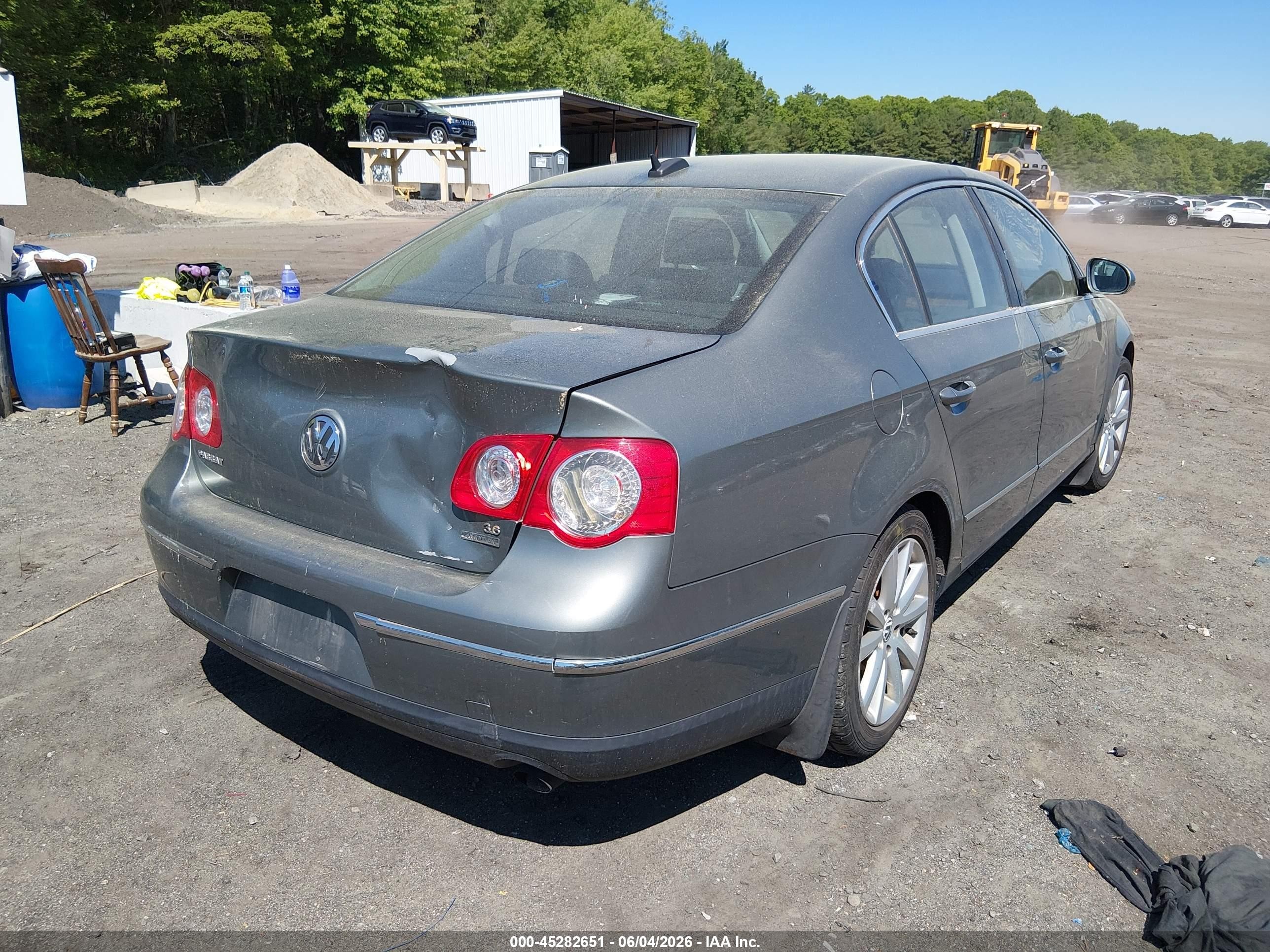 2006 Volkswagen Passat 3.6 Gray vin: WVWFU73C86P161046