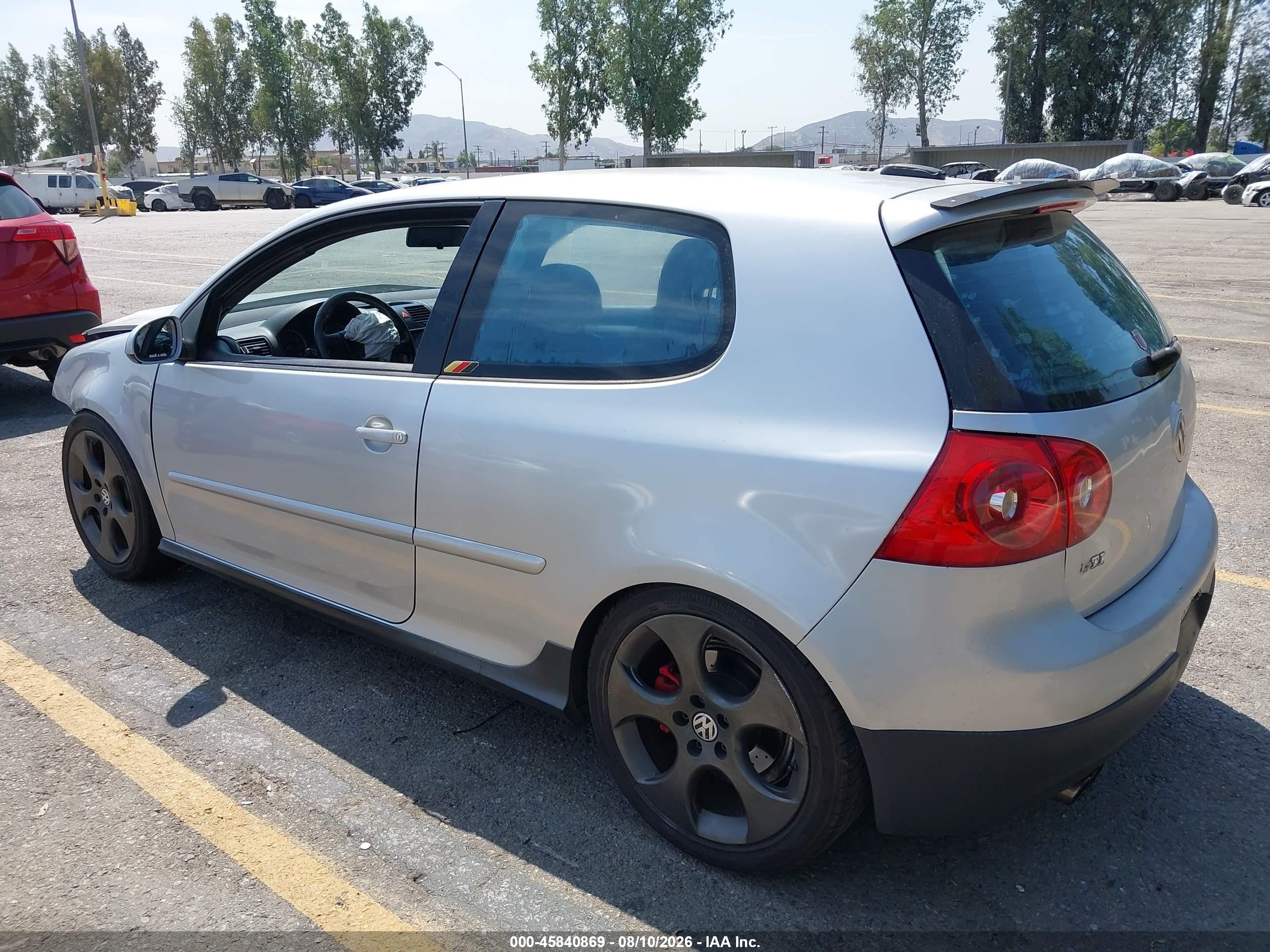 2006 Volkswagen Gti 2-door Silver vin: WVWFV71K06W059298