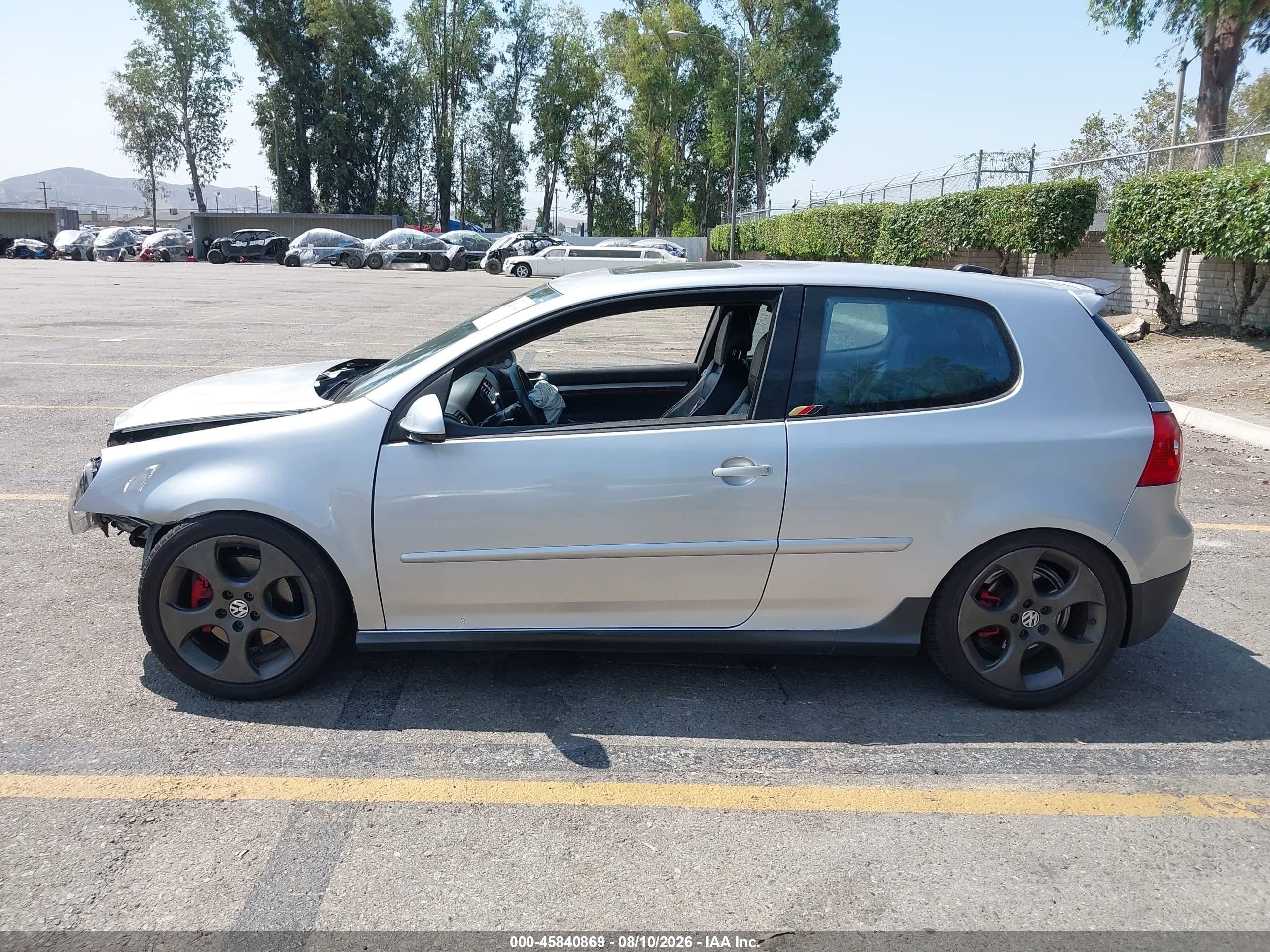 2006 Volkswagen Gti 2-door Silver vin: WVWFV71K06W059298