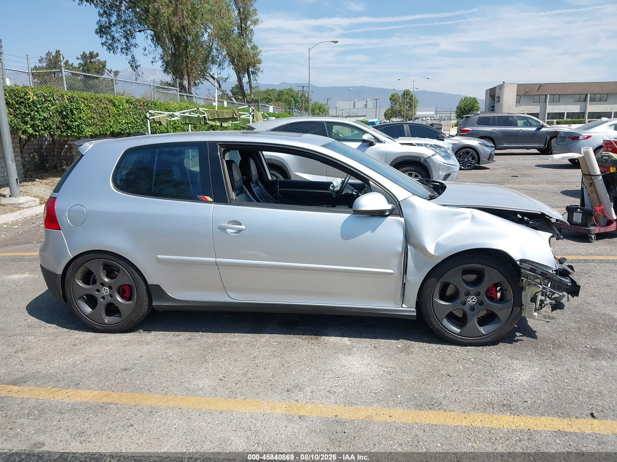 2006 Volkswagen Gti 2-door Silver vin: WVWFV71K06W059298