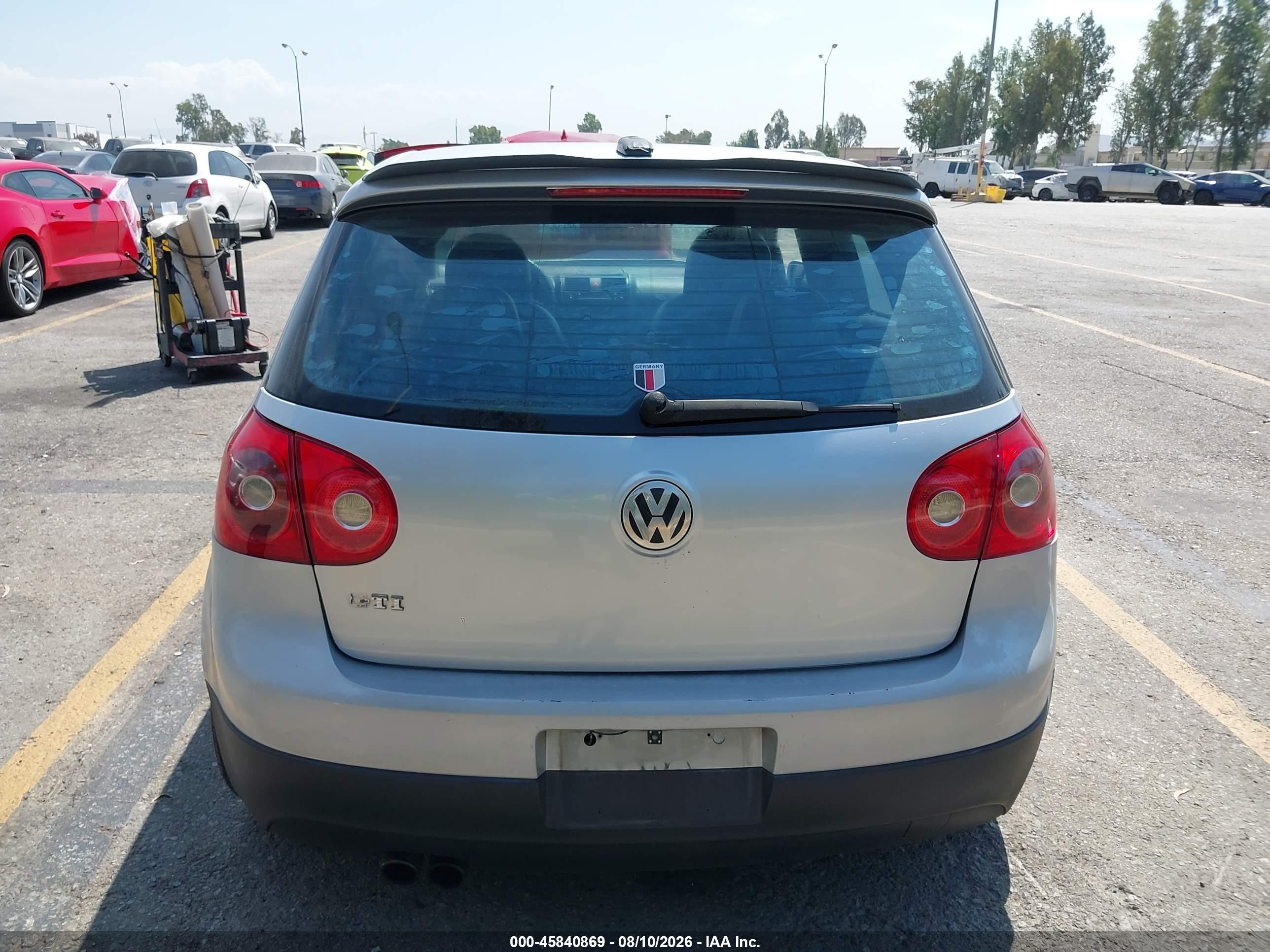 2006 Volkswagen Gti 2-door Silver vin: WVWFV71K06W059298