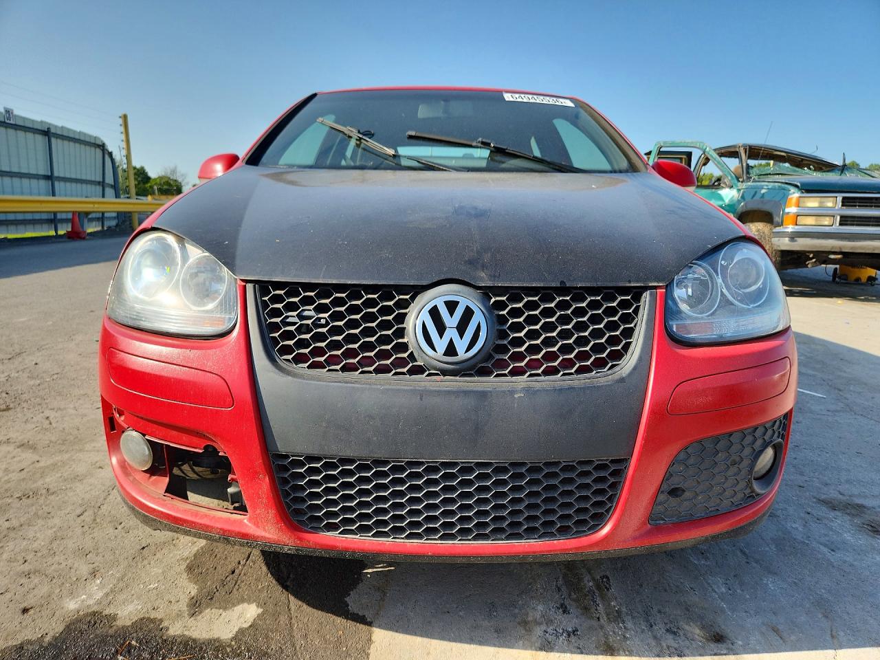 2009 Volkswagen Gti Red vin: WVWFV71K09W058253