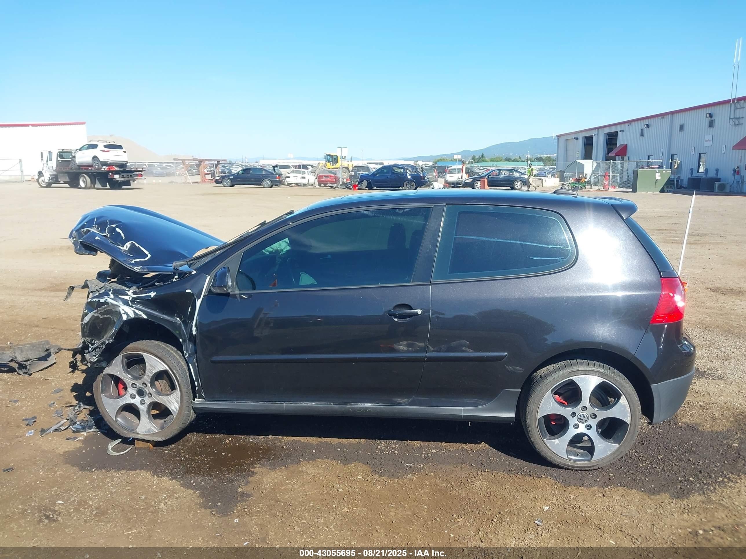 2006 Volkswagen Gti 2-door Black vin: WVWFV71K16W087725