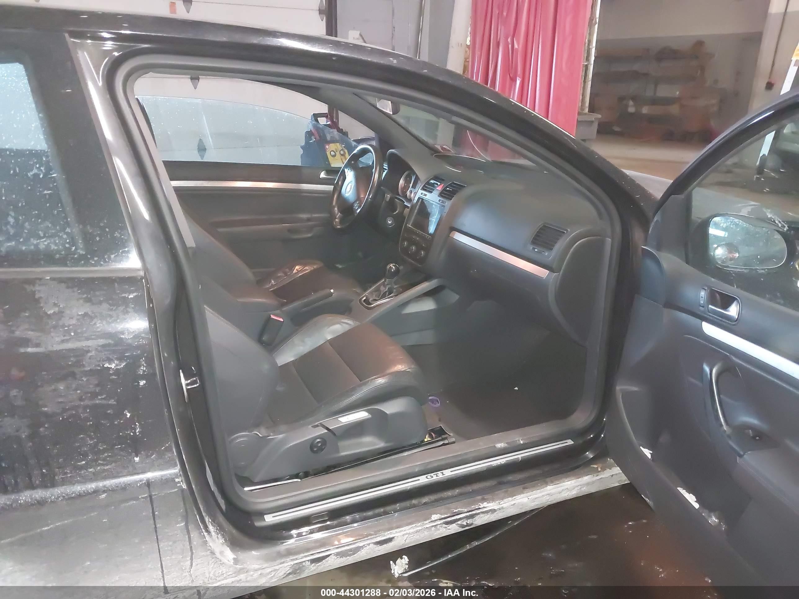 2006 Volkswagen Gti 2-door Black vin: WVWFV71K26W127178