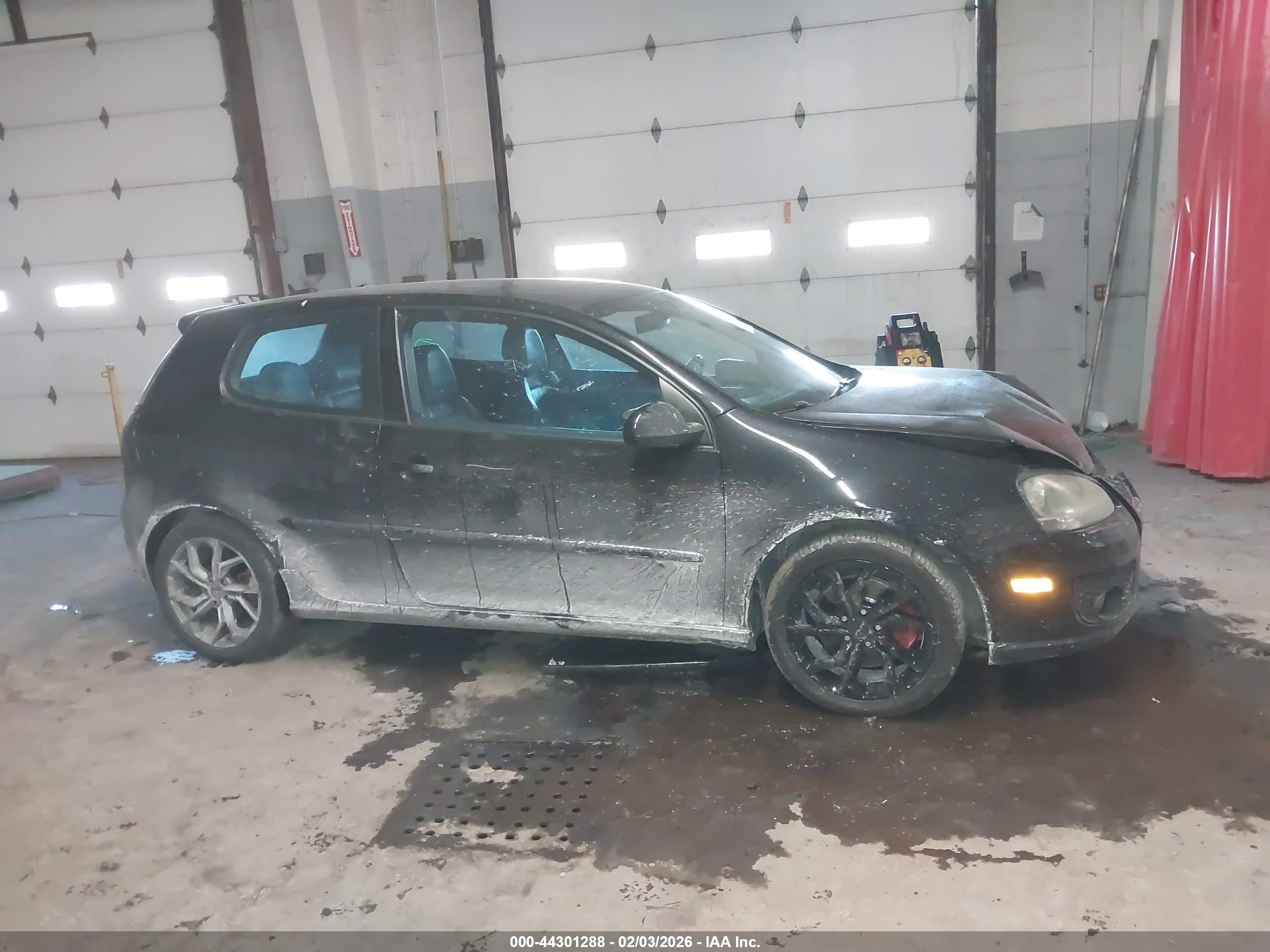 2006 Volkswagen Gti 2-door Black vin: WVWFV71K26W127178