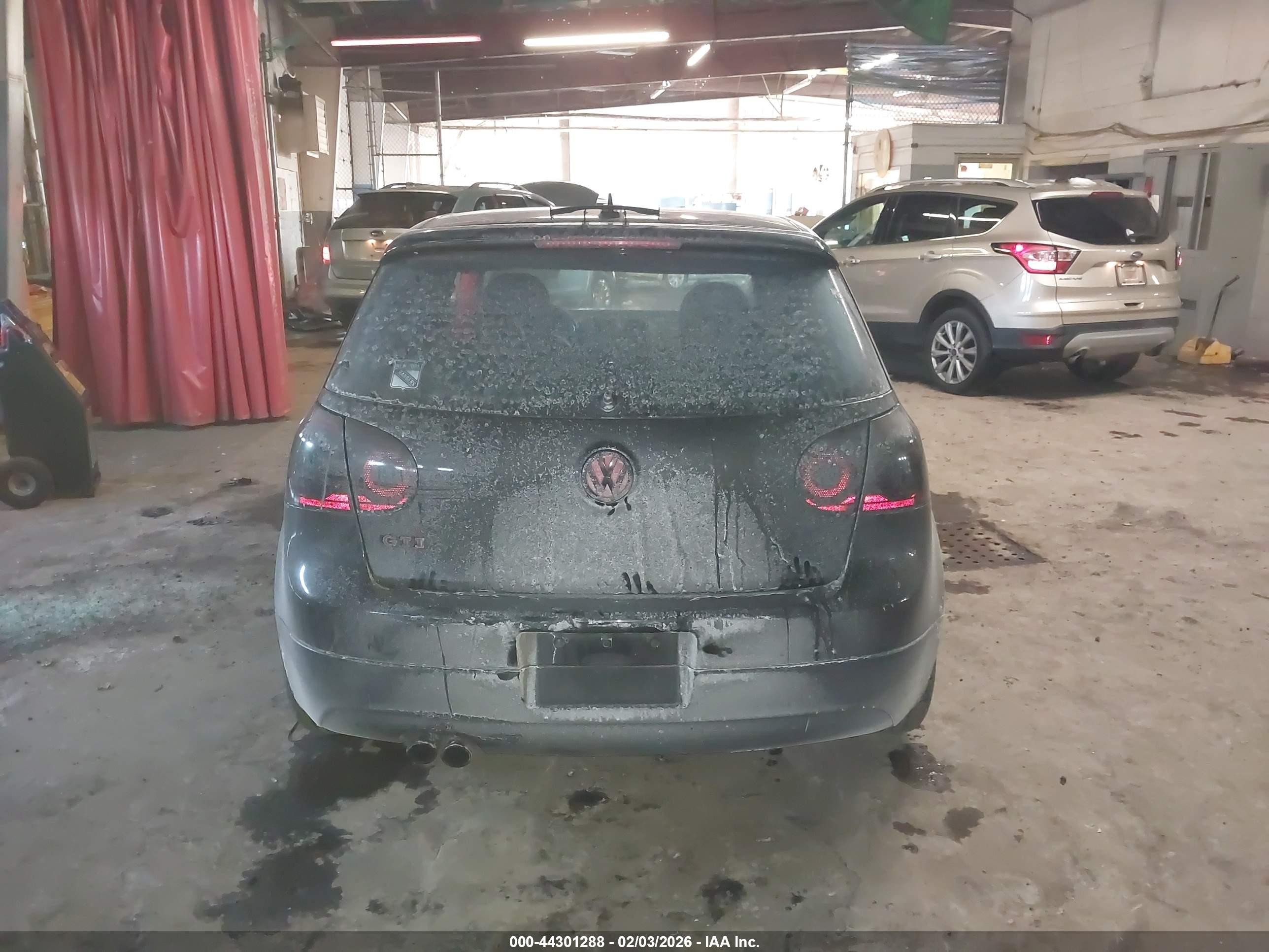2006 Volkswagen Gti 2-door Black vin: WVWFV71K26W127178
